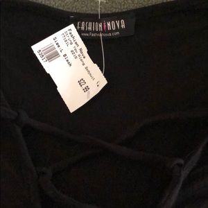 Never Worn Fashion Nova String You Along Bodysuit